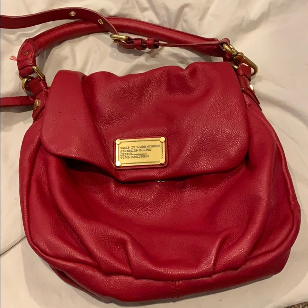 Marc Jacobs red leather bag